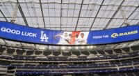 SoFi Stadium video board, Dodgers