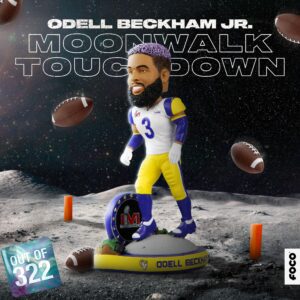 Odell Beckham Jr. bobblehead, FOCO, Super Bowl LVI